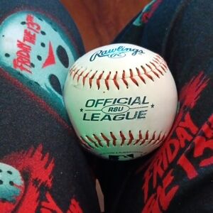 Rawlings R8U Official League Baseball - White and Red